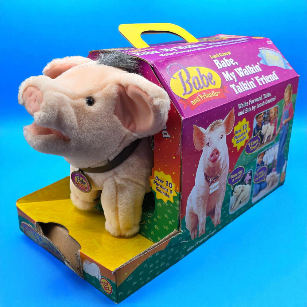 Babe Pig City movie tie in ToyBiz walkin talkin friend still in box toy 1998 NOS
